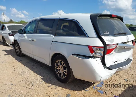 2013 Honda Odyssey Ex-L from USA, damaged, VIN 5FNRL5H61DB073972